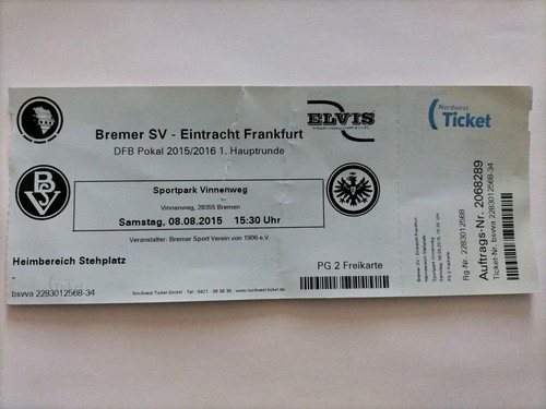 Sammler ticket bremer sv - 15/16,