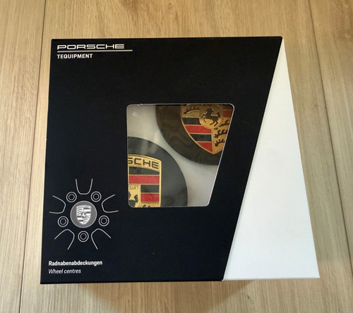 Schwarz glanz porsche - 4x,