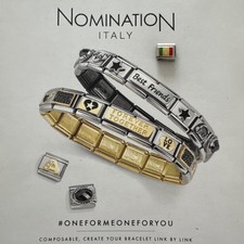 Nomination 750 Gold 1x Modul CLASSIC SERIE Email Flagge Mexico NEU!!! UVP 32.-