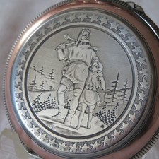 ALTE TASCHENUHR SILBERDOSE