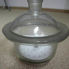 Exsikkator 210 mm mit Exsikkatorenplatte aus Porzellan (Porzellaneinsatz)