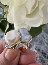 Goldring -Brillanten-Perlen