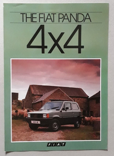 Fiat panda 4x4 brochure - fiat, 1984