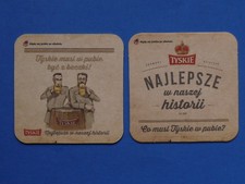 TYSKIE     Brauerei aus  POLEN      Bierdeckel   NEU