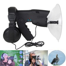 100 Meter Richtmikrofon Zieloptik 8 Sek. Aufnahme Geräuschverstärker Abhörgerät.