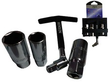 Zündkerzenschlüssel Satz 5-tlg.16/18/21mm Zündkerzen Steckschlüssel PKW Motorrad