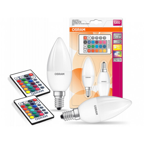 2xosram rgbw led - rgbw, e14