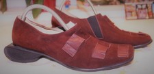 Lisa Tucci DESIGN ECHT Wild-Leder Damenschuhe, weinrot, Gr.39, 1x getr.