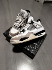 Nike Schuhe sneaker Air Jordan 4 Retro Military Black Gr. 42,5 US 9