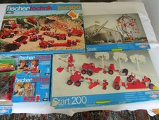 Fischertechnik Konvolut Start 200 300 Mini-Mot 1 Anleitungen Motor und Getriebe