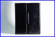 1990s große MONTBLANC Meisterstück Konferenzmappe / Organizer Din A4 in Schwarz