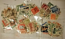Lot mit 100 Stück Briefmarken
