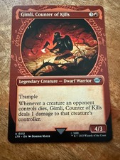 Gimli, Counter of Kills - Borderless - Lord of the Rings - NM - EN - MTG Magic