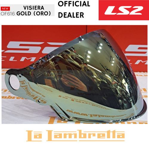 Ls2 visier lang gold - lang, helm
