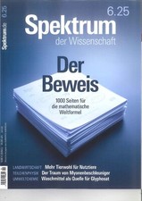 Spektrum der Wissenschaft, 06/2025: Der Beweis   +wie neu+