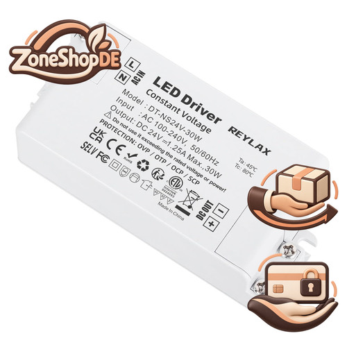 Reylax led trafo 24v 30w - reylax,