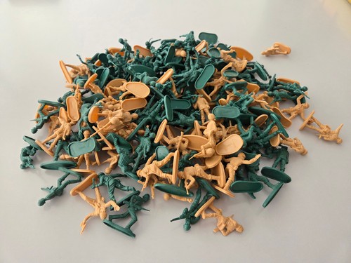 Plastik soldaten konvolut - plastik, -konvolut
