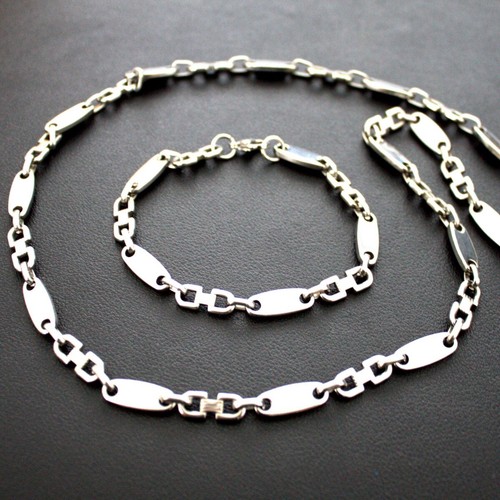 Plattenkette set edelstahl - plattenkette,