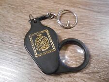 DDR Einschlaglupe Briefmarkenlupe Klapplupe VEB Philatelie Wermsdorf Werbung Rar