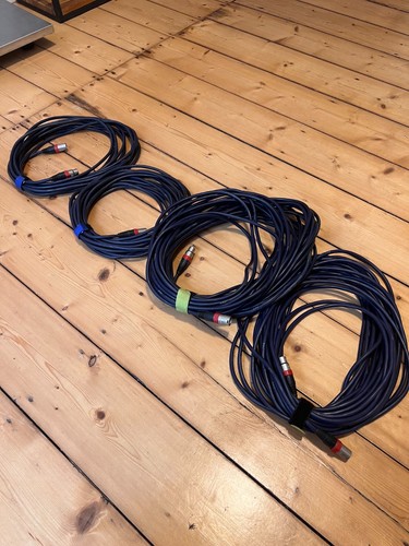 4er set xlr lautsprecherkabel - 4er,