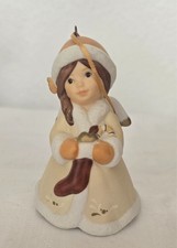 Göbel -  Engel Glocke mit Nikolausstrumpf - Jahresglocke 