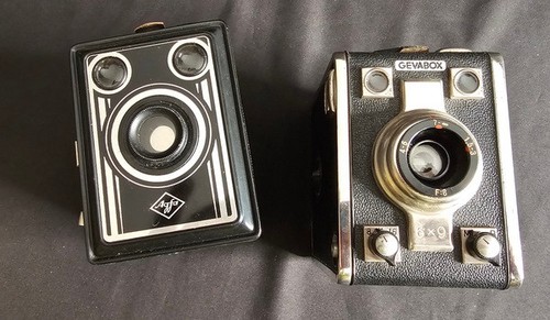 Boxkamera gevabox 6x9 vintage - gevabox,