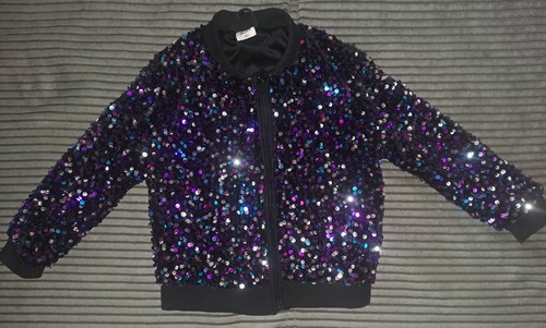 Jacke pailletten 104 mädchen - pailletten,