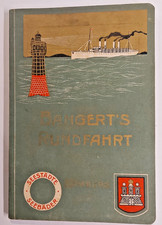 1910  Bangerts Rundfahrt HAMBURG die Seestädte und Seebäder mit Stadtplan sgErh.