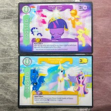 My little pony Celestial Solstice jumbo card solar sister oversized card f1 f2