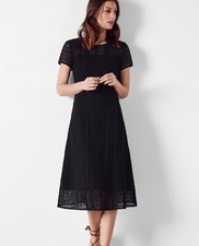 COMPTOIR DES COTONNIERS Kleid schwarz Guipure Spitze S 36 neu Vintage Boho neu