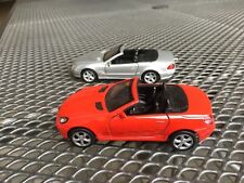Modellautos WELLY SLK 350 rot Nr.42358 Mercedes Benz SL- 500 silbergrau Nr.2318