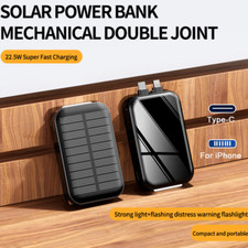 5000mAh Solar Power Bank Tragbares Telefon Ladegerät Mini Powerbank Für Handy