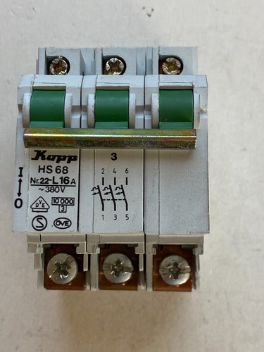 Sicherung kopp 16a 3polig - kopp,