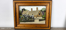 Hand Painted By Friar Crafts Anne Hathaways cottage Bauernhaus England 3D