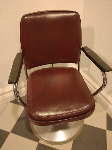 Antiker friseurstuhl 60er - friseurstuhl,