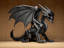 Skeleton Dragon Figur –