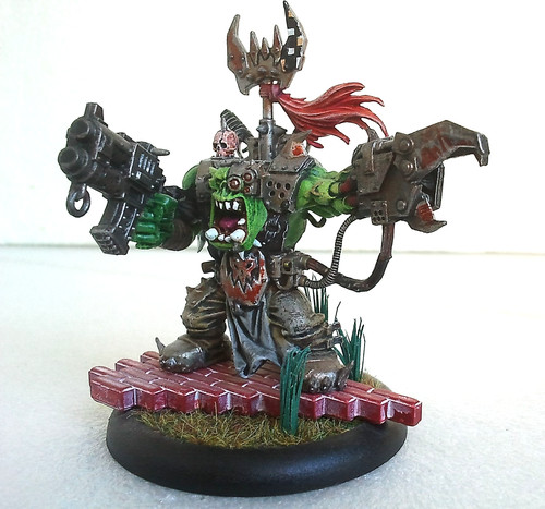Bemalter ork war boss - ork,