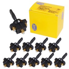 10x Hella Kippschalter Blinkerschalter Blinklichtschalter Schalter NFZ Oldtimer