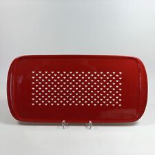 Wächtersbach Herz Herzen Rot Weiß Königskuchenplatte Kuchenplatte 33 cm