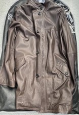 Original "dunhill", hochwert. Herren Echtleder Jacke, lammfell,Lederjacke,