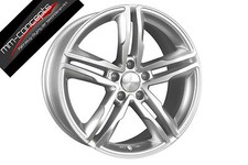 17 Zoll Wheelworld WH11 Felgen 7.5 X 17 Zoll 5 X 112 ET35 silber Passat Scirocco