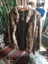 Damen Echt Pelz Jacke