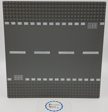 LEGO CITY 32x32 Straßen Grund Bau Platte Gerade dunkelgrau