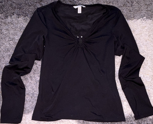 Damen shirt schwarz gr - h&m,