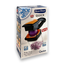 Genius Nicer Dicer Quick Zerkleinerer Küchenhelfer Multischneider Schneider NEU
