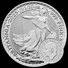 Silbermünzen „Britannia“