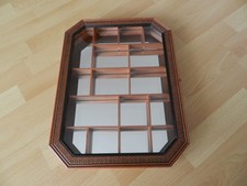 Setzkasten vitrine aus holz - vitrine,