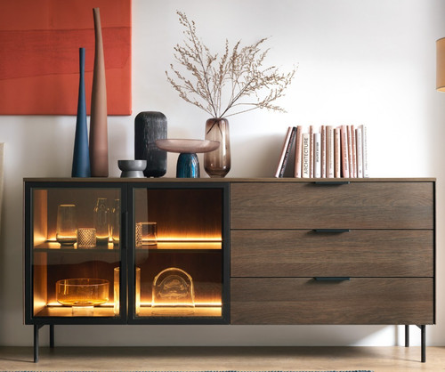 Design kommode 181 eiche - cm,