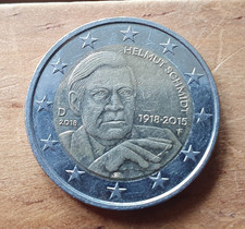 2 Euro Münze - Helmut Schmidt - 1918 2015