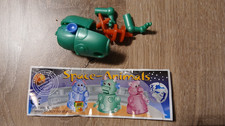 Ü-Ei - Space - Animals 2002 * grün mit Aufkleber * Bpz 610 909